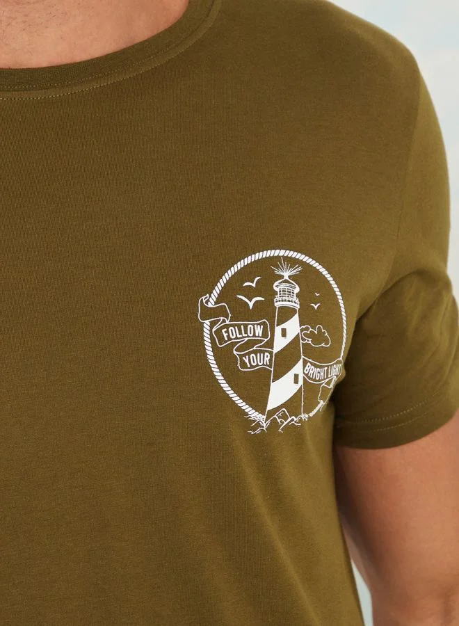 Styli Lighthouse Graphic Regular Fit T-Shirt