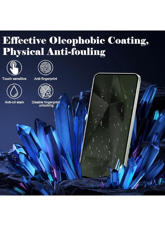 Glass 2 Pack Samsung Galaxy S24 FE Privacy Screen Protector, [30° Anti-Spy][9H Hardness][Anti Scratch][Bubble Free] Tempered Screen Protector for Samsung Galaxy S24 FE 5G 6.7 inch (Boxed, 2PCS)  - Image 3