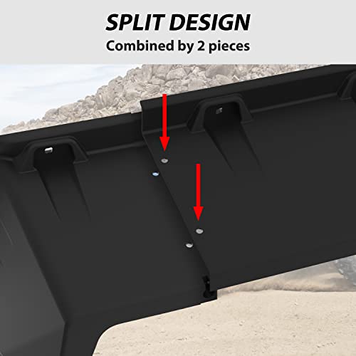 SAUTVS Wider Extended Fender Flares Kit for Can-Am X3, XXL Combined Type Front Mud Flaps Mud Guards Extension for Can Am Maverick X3 MAX All Models Accessories 2017-2024 (2PCS) - Image 3