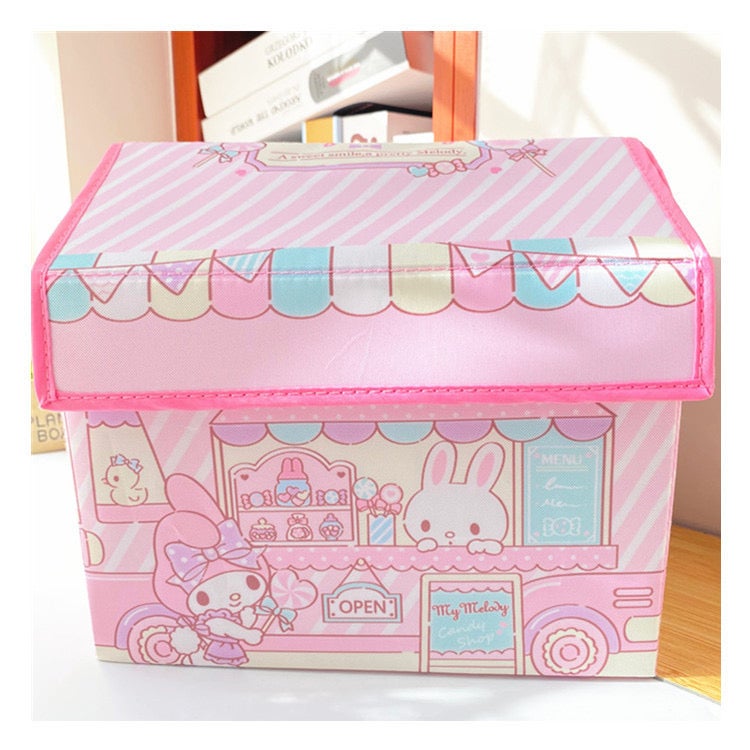 general Melody Storage Box Cartoon Miscellaneous Storage Box Fabric Organizer Box Foldable - Image 1