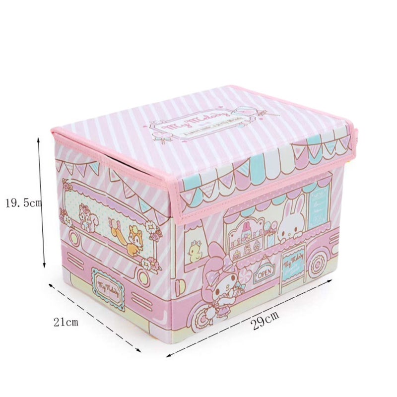 general Melody Storage Box Cartoon Miscellaneous Storage Box Fabric Organizer Box Foldable - Image 4