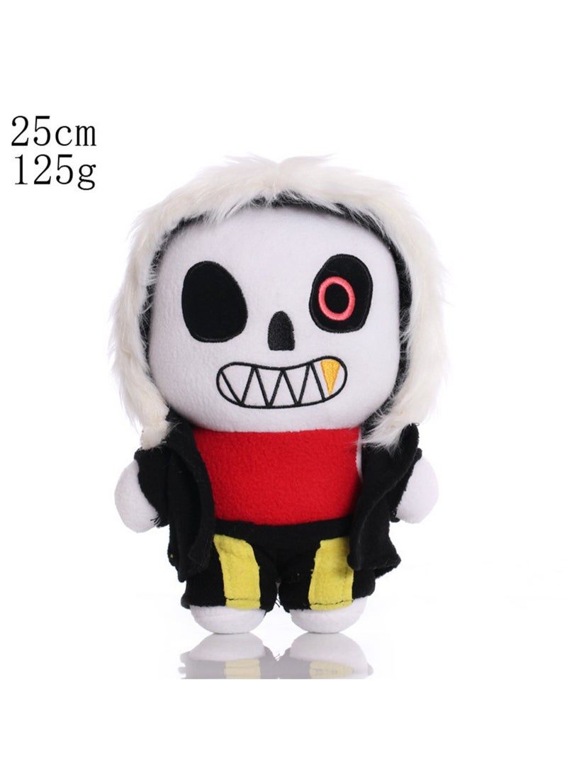 Undertale Plush Toy Game Peripheral Doll Cartoon Character Children's Birthday Gift (Winter Clothes White Skeleton)  - Image 2