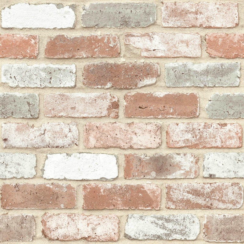 RoomMates Reclaimed Brick Peel and Stick Wallpaper RMK12194PL - Image 2