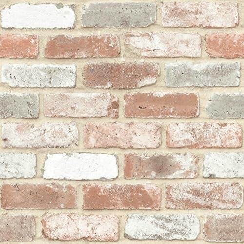 RoomMates Reclaimed Brick Peel and Stick Wallpaper RMK12194PL - Image 1
