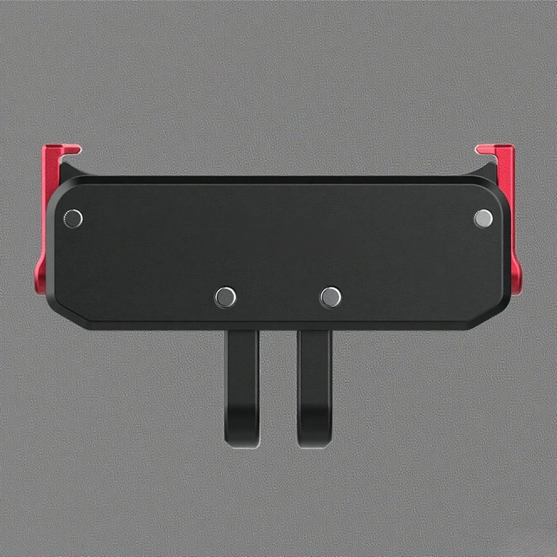 OA-11 Dual Interface Folding Base Magnetic Quick Release Adapter Aluminum Alloy with 1/4 Inch Screw Hole& Sports Camera Mount Interface Tripod Head Adapter Replacement for DJI Action 2 - Image 2