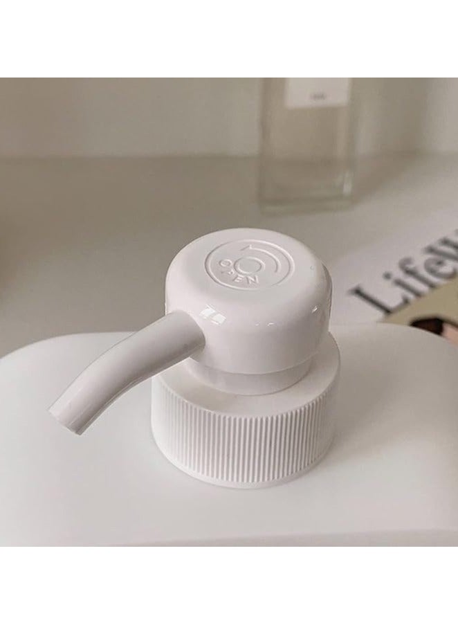 500ml Foaming Pump Soap Bottle, Body Milk Squeeze Bottle, Shower Gel Bottle, Soap Shampoo Lotion Dispenser, Hand Soap Bottle Dispenser, White - Image 4