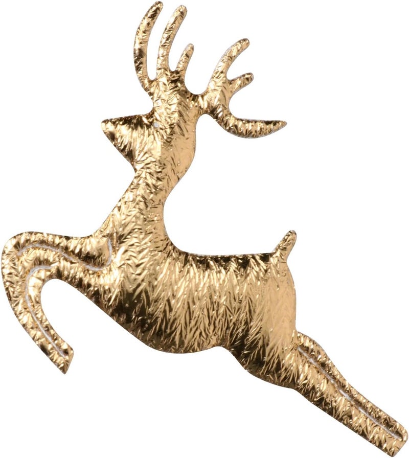 100pcs Gold Elk Confetti Non-woven Fabric Decorative Party Supplies Christmas Table Adornments Festive Xmas Accessories - Image 1