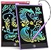 TECJOE 10 Inch 2 Pack LCD Writing Tablet Colorful Doodle Board Drawing Tablet for Kids No Mess Toddler Travel Learning Toys Christmas Birthday Gifts for 3 4 5 6 7 8 Year Old Boys Girls Preschooler - Image 3