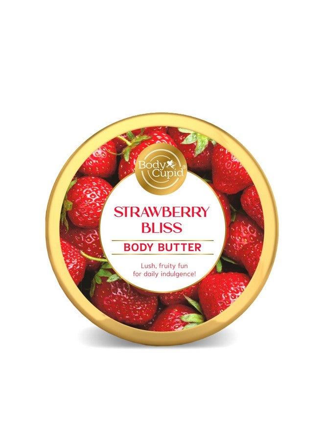 Body Cupid Strawberry Bliss Body Butter | Deep Moisturization | with Strawberry Extract, Shea & Kokum Butter | Fruity Fun | 100 ml - Image 2