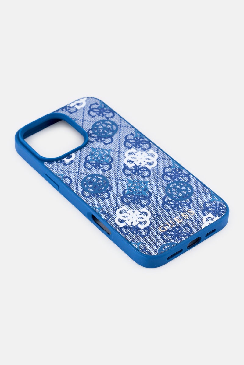 GUESS iPhone 16 Pro Max Brand Logo Magsafe Protective Case, Blue - Image 4