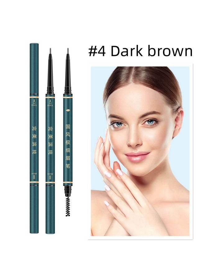 BECHY Eyebrow Pencil,3 Pcs Waterproof Professional Makeup Micro Brow Pencil,Brow Kit With Eyebrow Brush And Razor,Ultrafine Mechanical Pencil - Image 3