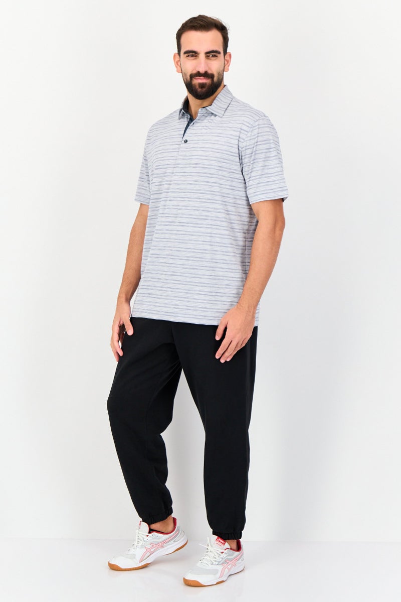 Greg Norman Men Sportswear Fit Short Sleeves Outdoor Polo Shirt, Multicolor  - Image 2