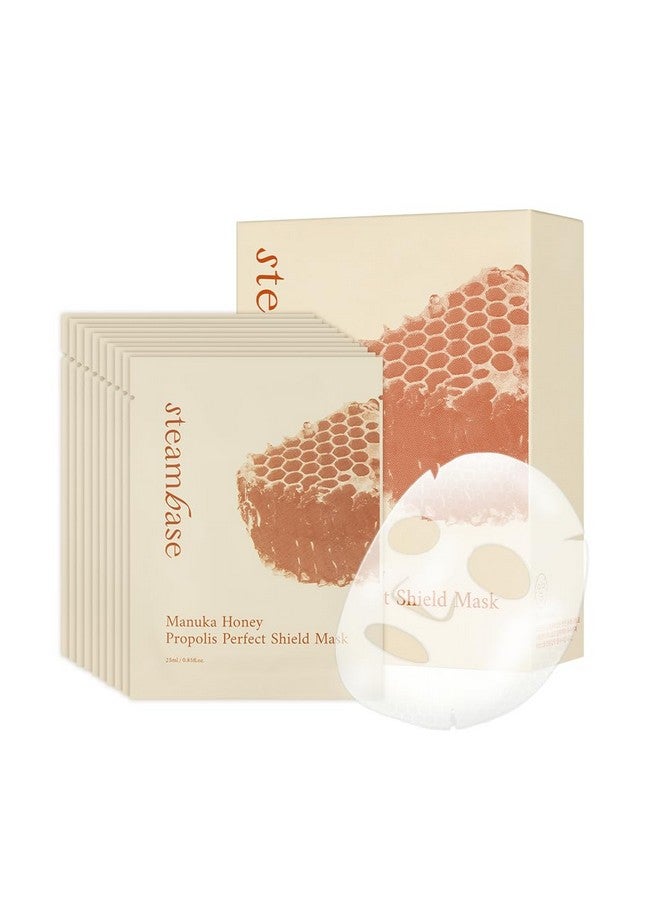 إس آر بي قناع درع مثالي لعسل مانوكا دنج، قناع مرطب مضاد للشيخوخة، إصلاح مرونة التبريد للبشرة الجافة والمتجعدة، هدية 10 ورقات - Image 1