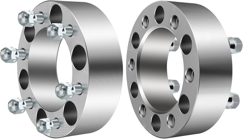 ECCPP مجموعة فواصل العجلات ECCPP 2PCS 2" 6 لوج 6x5.5 إلى 6x5.5 12x1.25 دبابيس 108 مم - Image 1