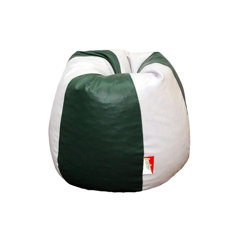LAZYBAG Bean Bag Chair Furniture for Kids XXXXXL Bean Bag Cover Playing Video Games or Relaxing for classrooms daycares Libraries or Work from Home White and Green 5XL Size - Image 4