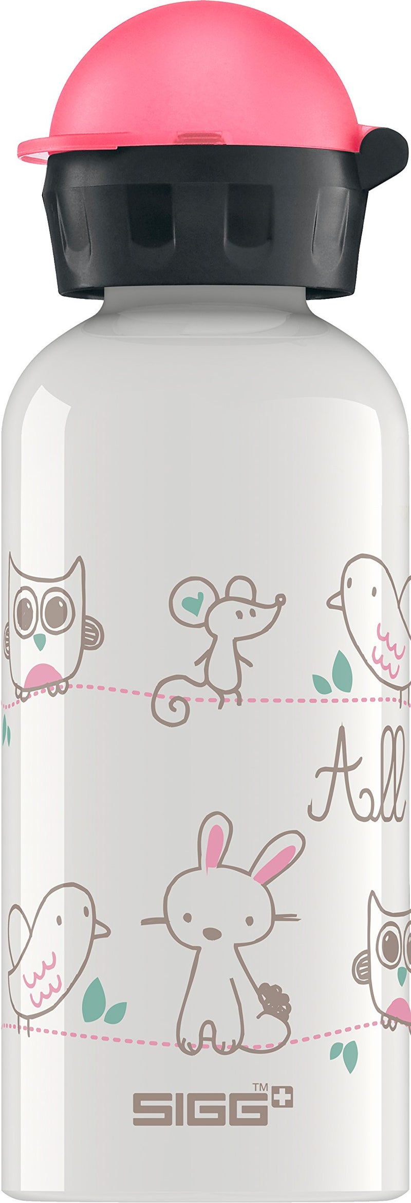 SIGG - Kids Water Bottle - All My Friends - Leakproof - Lightweight - BPA Free - Aluminum - 13 Oz