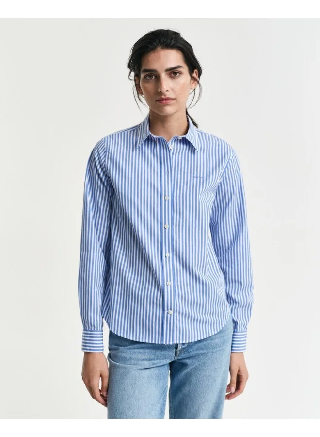 GANT Gant Regular Classic Poplin Striped Shirt