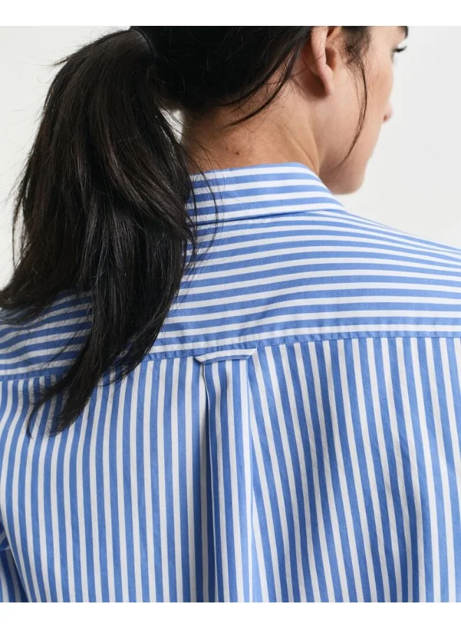 GANT Gant Regular Classic Poplin Striped Shirt