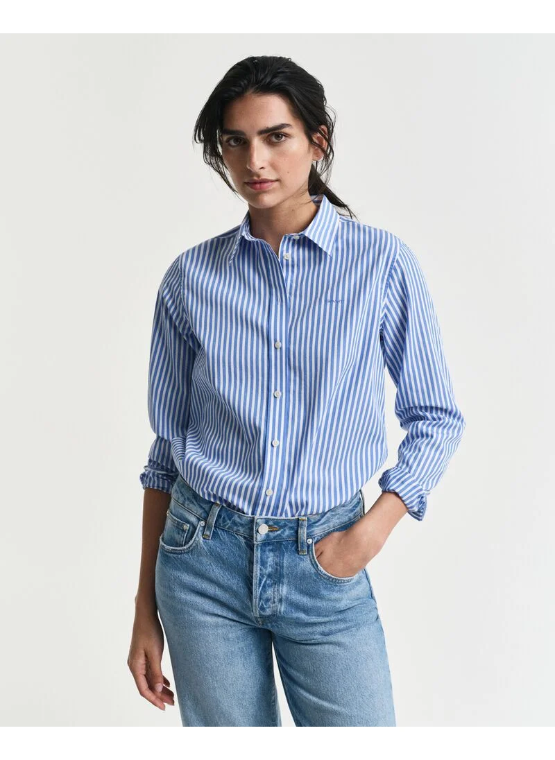 GANT Gant Regular Classic Poplin Striped Shirt