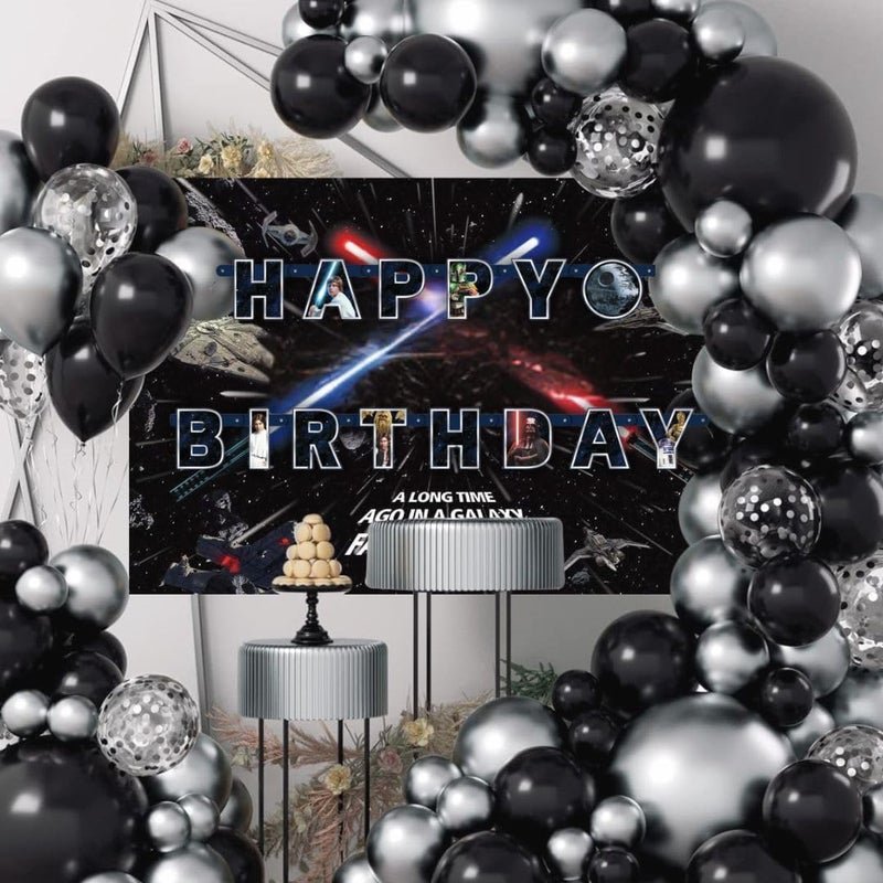 Unique Multicolor Star Wars Classic Jointed Banner 1 Count  Iconic  EcoFriendly Material Perfect for Every Galactic Gathering - Image 3