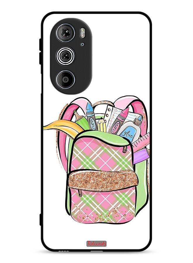 Tolwak Motorola Edge 30 Pro Protective Case Cover Unicorn Girl Bag - Image 1