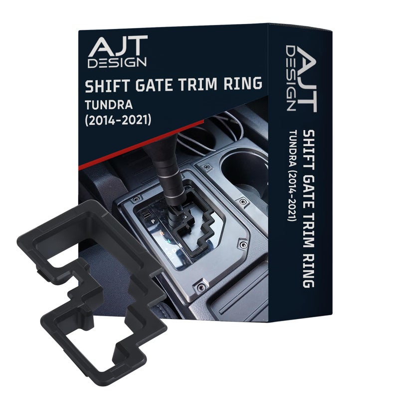 AJT DESIGN Shift Gate Trim Ring Tundra 20142021 Black