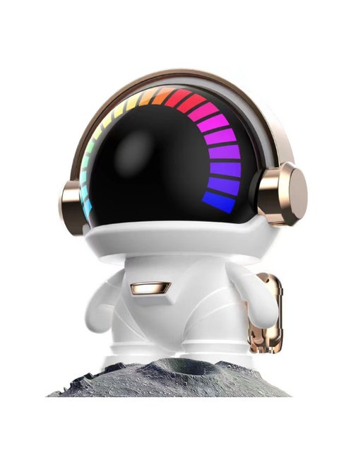 Cute Cartoon Colourful Ambient Light Astronaut Portable Wireless Small Speaker, Speakers Wireless with TWS Pairing, for Home/Party/Beach