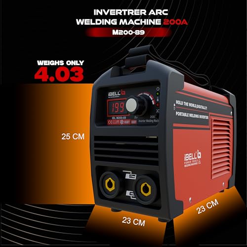 IBELL TOOLS iBELL 200-89 Inverter ARC Welding Machine 200A | Portable IGBT Welder with Hot Start & Anti-Stick | 220V ±15% | Supports 1-4mm Electrodes | Compact Welding Machine for Home & Professional Use - Image 5