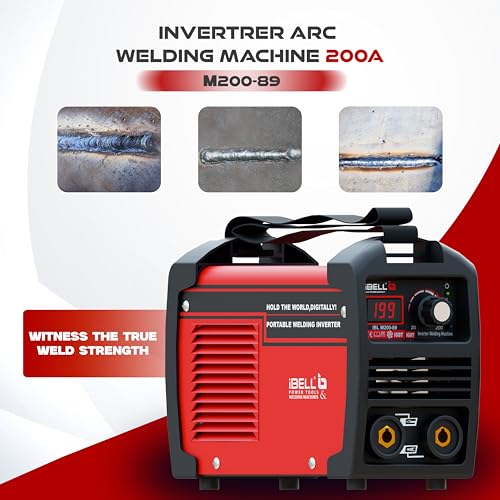 IBELL TOOLS iBELL 200-89 Inverter ARC Welding Machine 200A | Portable IGBT Welder with Hot Start & Anti-Stick | 220V ±15% | Supports 1-4mm Electrodes | Compact Welding Machine for Home & Professional Use - Image 4