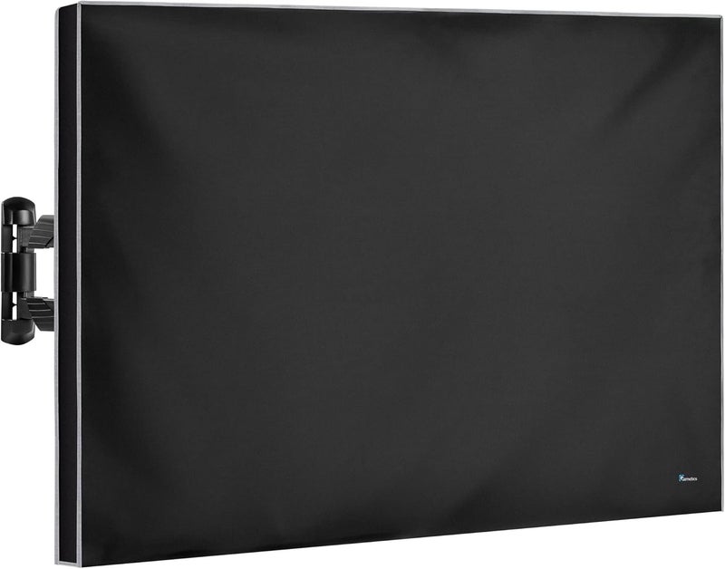 Garnetics Outdoor TV Cover 55 Inch – Waterproof, Weatherproof TV Enclosures with Smart Shield Screen Protectors, Ideal for Outdoor Use, Moving, and Storage - Black - Image 1