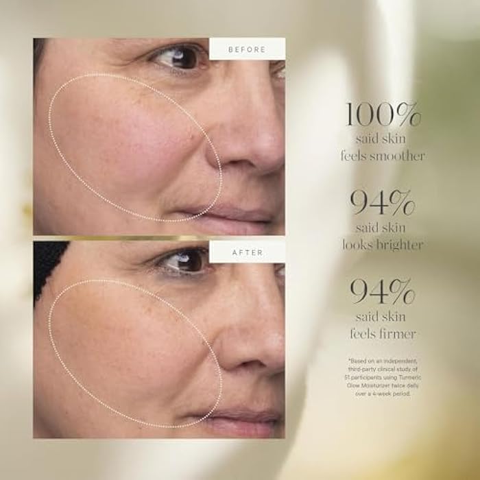 KORA Organics Turmeric Glow Moisturizer, Hydrate, Soften and Plump Skin, Certified Organic, Cruelty Free, Perfect Travel Size, 0.51 fl oz - Image 4