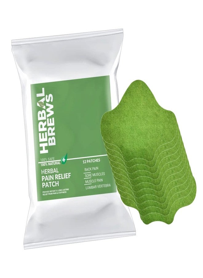 المشروبات العشبية مشروبات عشبية - لصقات لتخفيف آلام الظهر - 12 لصقة (مصممة خصيصًا لمنطقة أسفل الظهر) | منتجات آمنة وطبيعية 100% لتخفيف آلام أسفل الظهر | راحة فورية | بدون آثار جانبية - Image 1