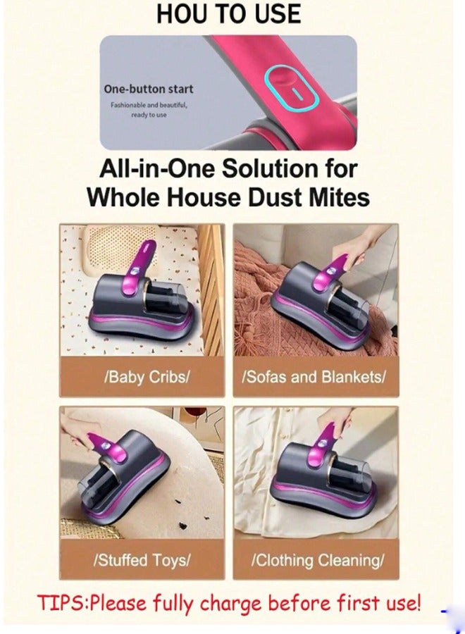إيه تي إم مكنسة كهربائية قوية لإزالة العث من المراتب والمفروشات - Image 3