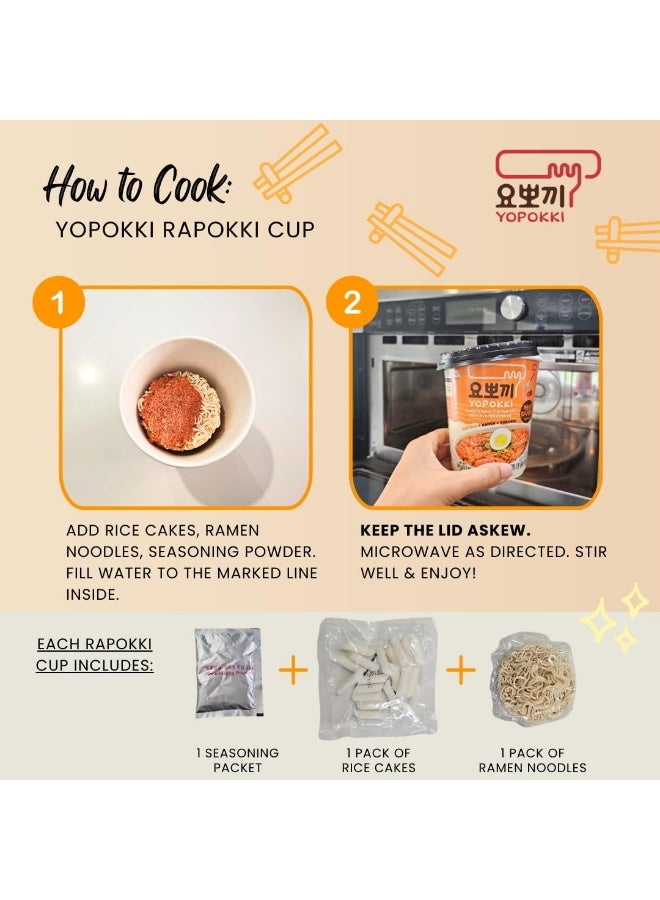 Yopokki Hot and Spicy Rapokki Cup 145g - Image 5