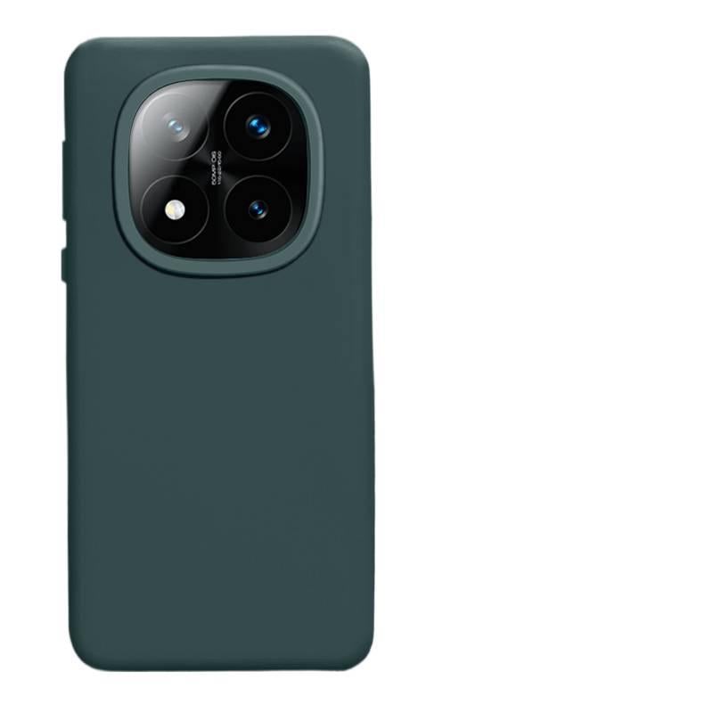 MS Silicone Protective Case for Redmi Note 15 with Drop Protection and Matte Finish plus Shockproof plus Liquid Silicone in Green - Image 1