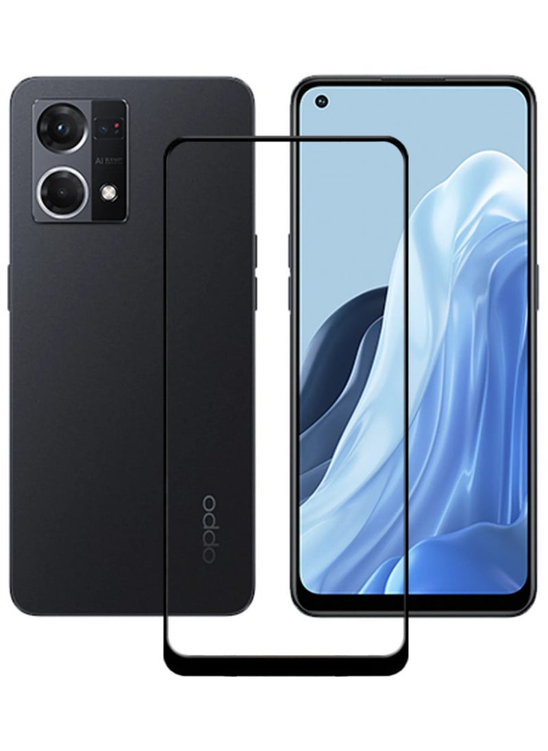 ACLIX Antistatic ESD Dustproof Premium Quality High Definition Tempered Glass Screen Protector Designed For Oppo Reno7 - Image 1
