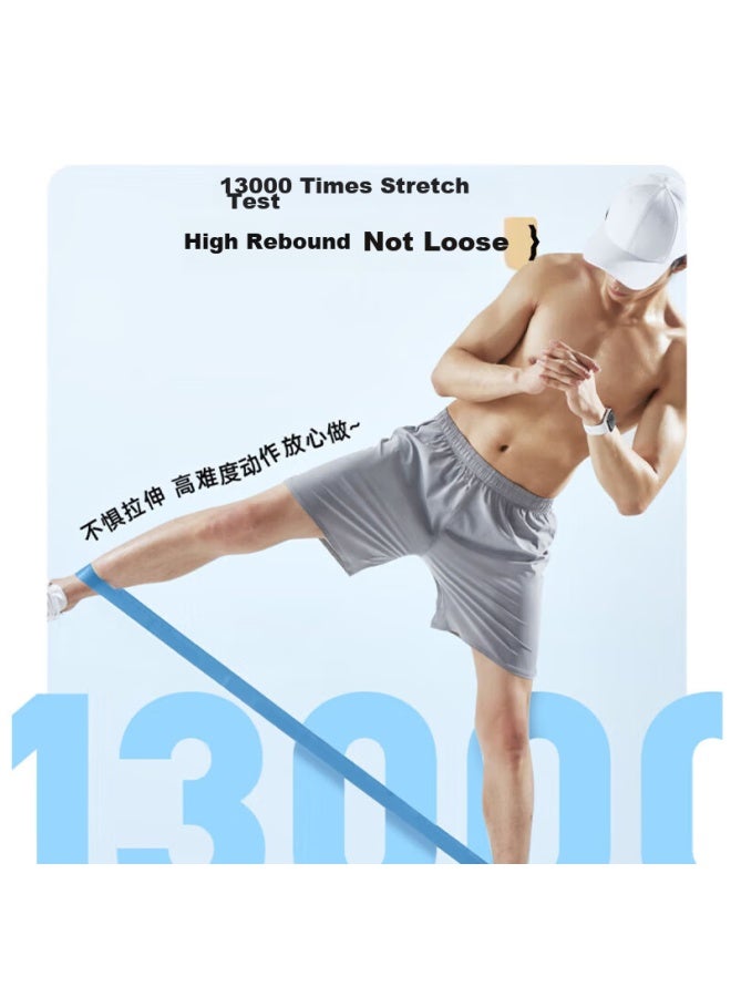Li-Ning Li-ning Elastic Band For Soccer Training, Leg Exercises, Basketball Resistance, Fitness, Track And Field, Ankle, Latex Ring, Resistance Band, 2 Pieces, Random Colors  - Image 4