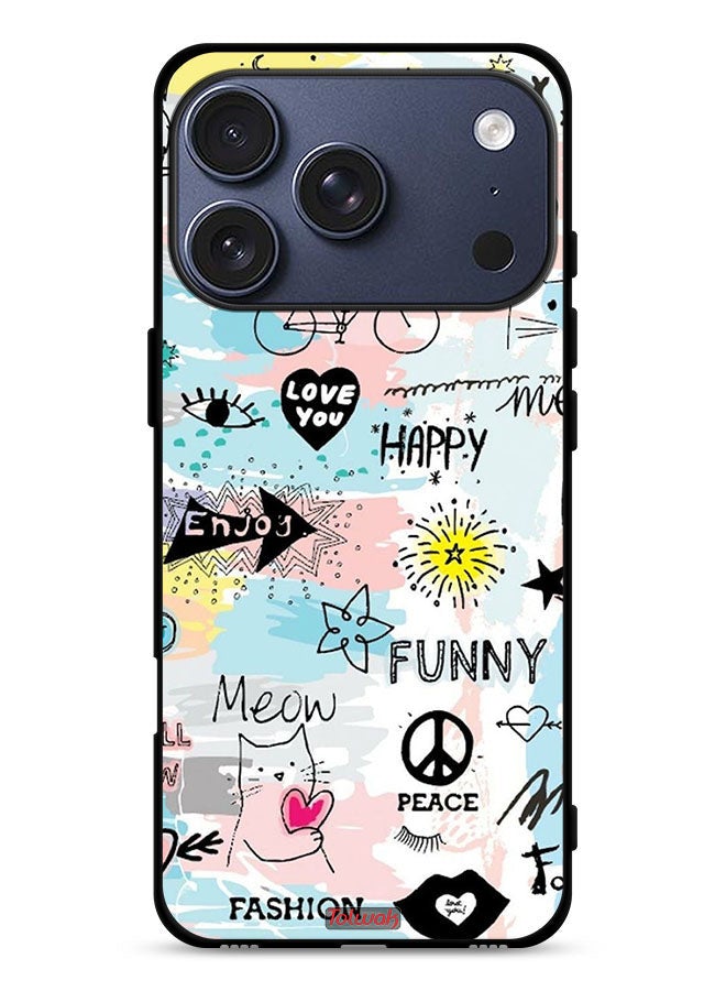 Tolwak Apple iPhone 17 Pro Protective Case Cover Love You Tags - Image 1