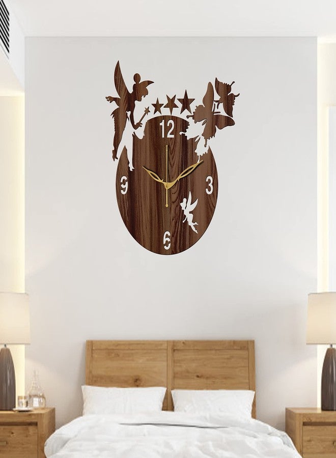 Freny Exim 10" Inch Wooden Wall Clock (Wenge, Small Size, 25cm x 25cm)-008 - Image 5