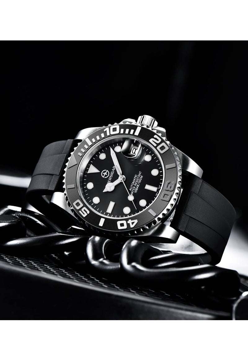 بيرسيجار ساعة Bersigar BG-1651 Luxaura Design أوتوماتيكية من الفولاذ المقاوم للصدأ ومقاومة للماء  - Image 5