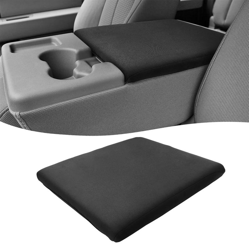 KBH Center Console Armrest Cover for Ford F150 20112014 Jump Seat Car Arm Rest Protector Washable AntiScratch Black