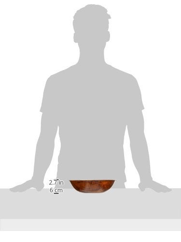 Winco WWB-10 Wooden Woven Salad Bowl  10-Inch  Brown - Image 2