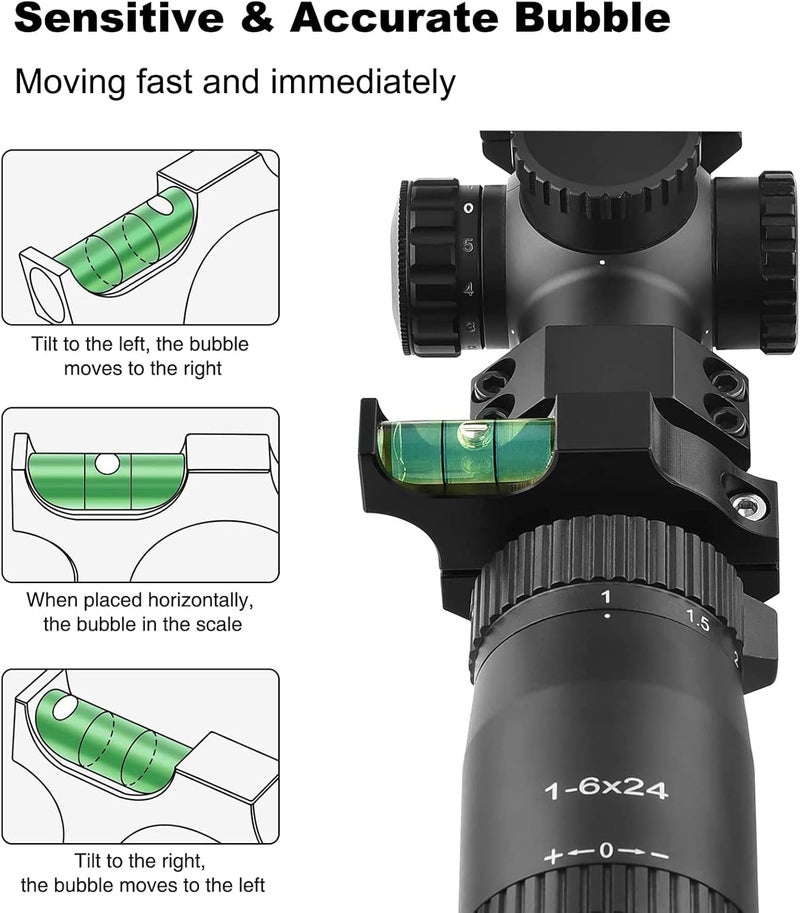 EZshoot Scope Level Bubble, Scope Bubble Level, Scope Leveling Kit, Scope Mounting Kit, Anti Cant Scope Level - Image 3