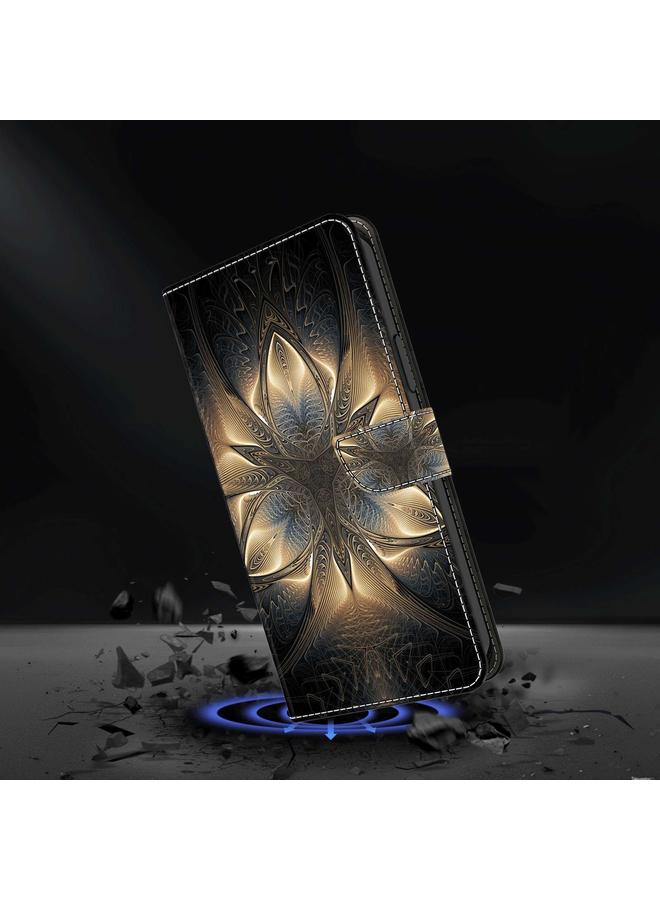 اس-توب جراب لهاتف Samsung Galaxy A14 4G / 5G جراب هاتف جلدي كريستالي ثلاثي الأبعاد مقاوم للصدمات - Image 5