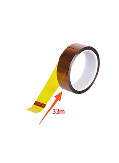 ETI ETI Kapton Polyimide Heat Resistant/High Temperature/Thermal Tape/SublimationTape 10mm X 33 Mtrs  - Image 3