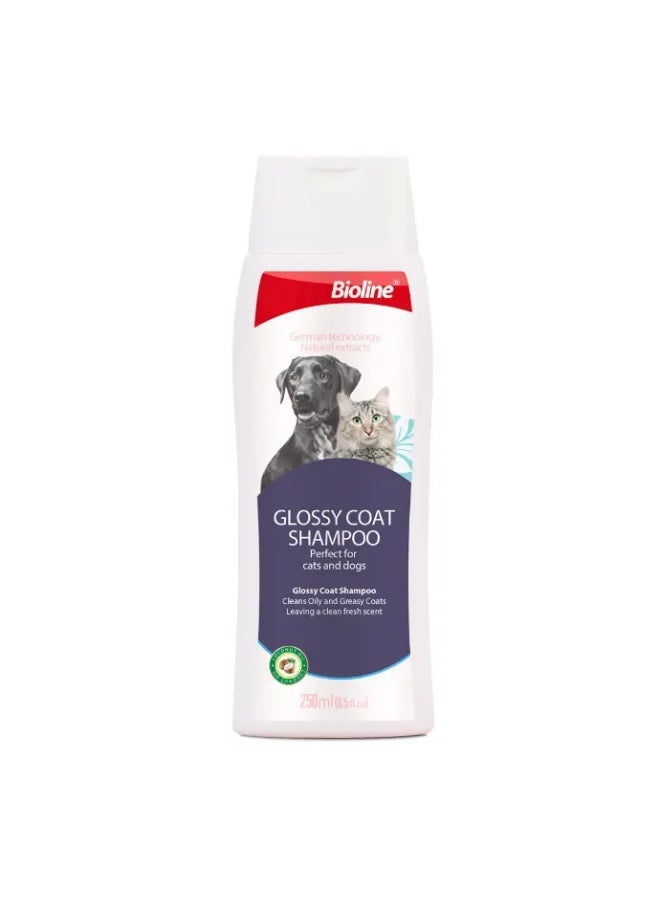 بايولاين شامبو بيولينجلوسي للعناية بشعر الكلاب والقطط، 250 مل [الوزن: 250 مل] - Image 1