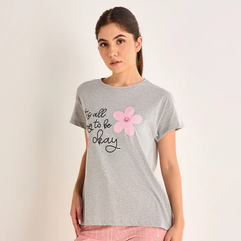 Splash FAV Floral Printed Pyjama Set