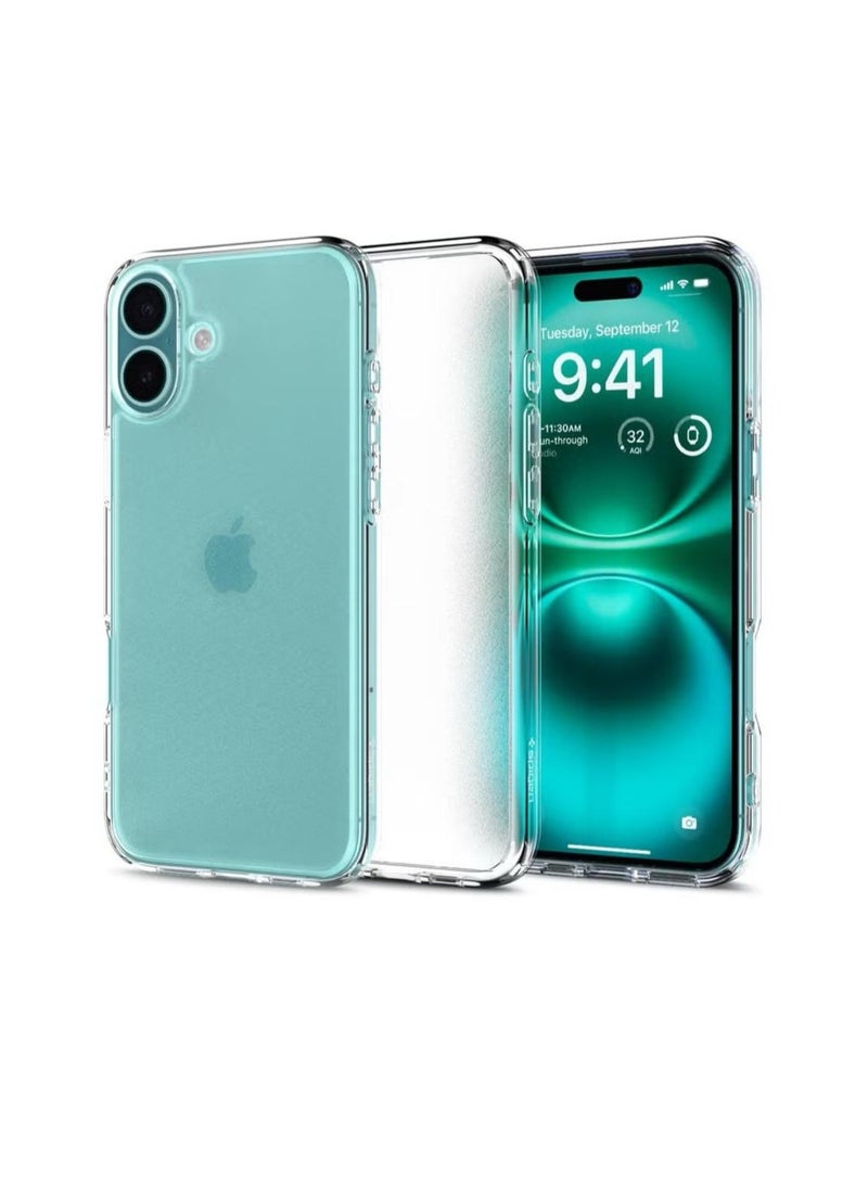 Spigen Ultra Hybrid iPhone 16 Plus Case Cover (2024) - Frost Clear - Image 1