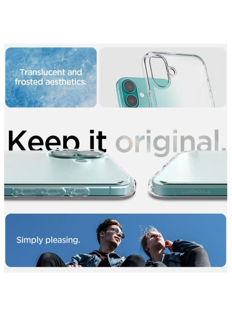 Spigen Ultra Hybrid iPhone 16 Plus Case Cover (2024) - Frost Clear - Image 3