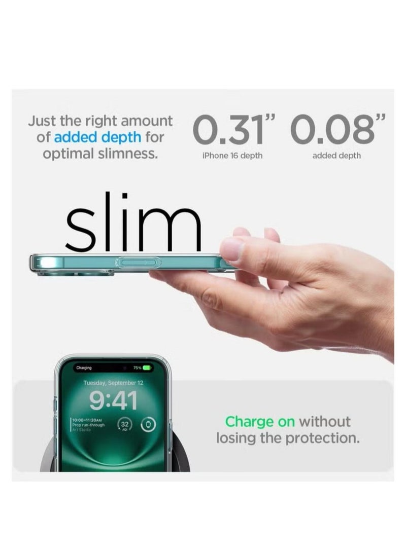 Spigen Ultra Hybrid iPhone 16 Plus Case Cover (2024) - Frost Clear - Image 5